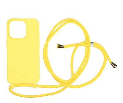 Etui / obudowa na smartfona Mobile Origin Lanyard Case do iPhone 15 Pro yellow